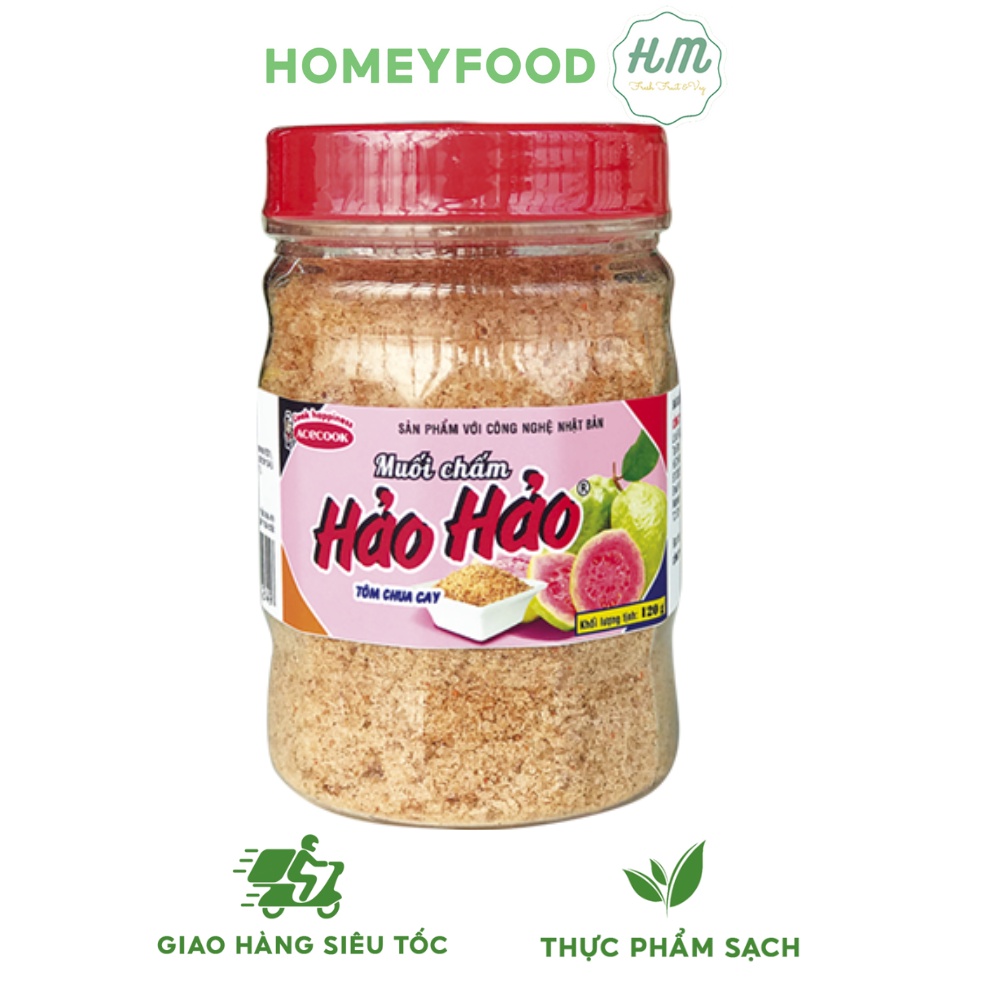 Muối Hảo Hảo Chua Cay 120g Chính Hãng Acecook, chấm hoa quả cực ngon