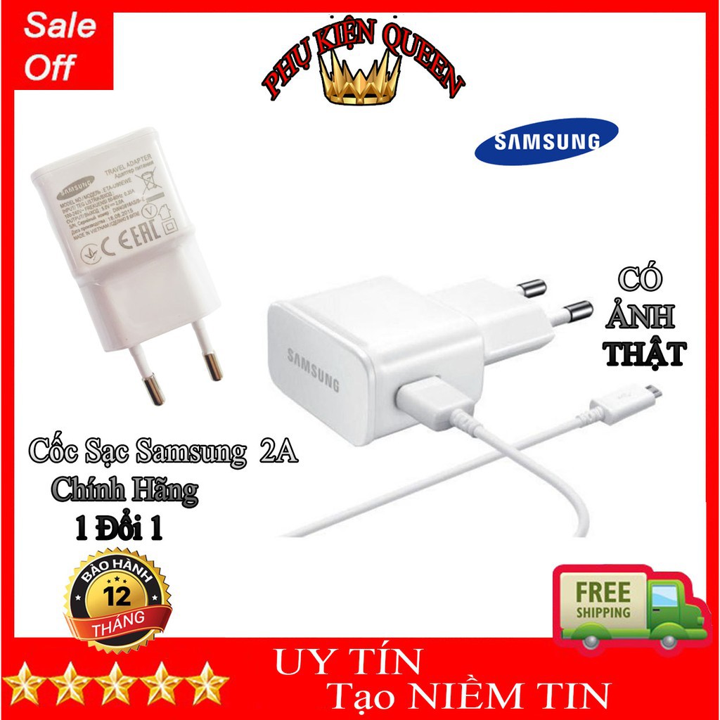 Cốc Sạc Samsung Chính Hãng 2A Micro USB