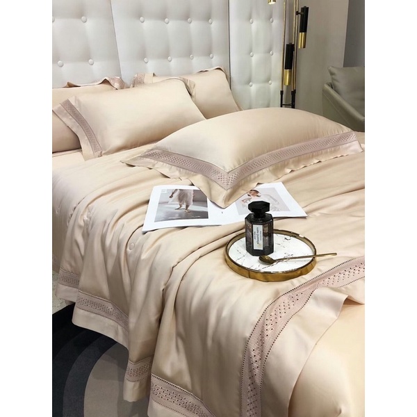 Set Tencel 140s chăn trần tơ tằm