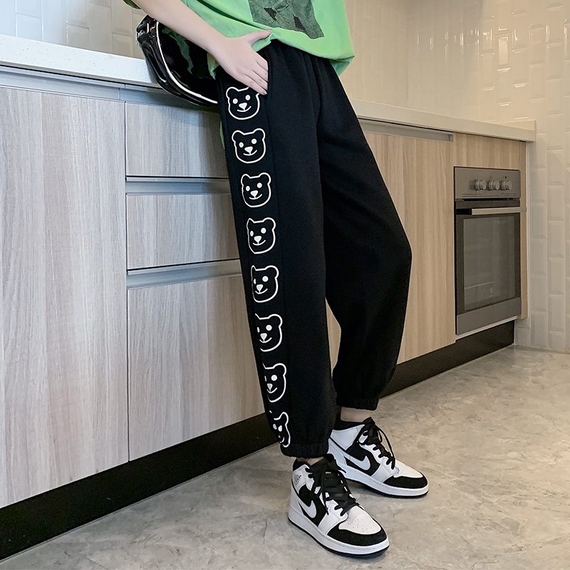 NRVP Quần Thể Thao Ống Rộng Phong Cách Thời Trang Hàn Quốc Dành Cho Nam Và Nữ