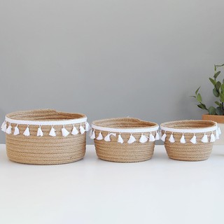 Giỏ Dây Thừng Đựng Đồ Tiện Lợi