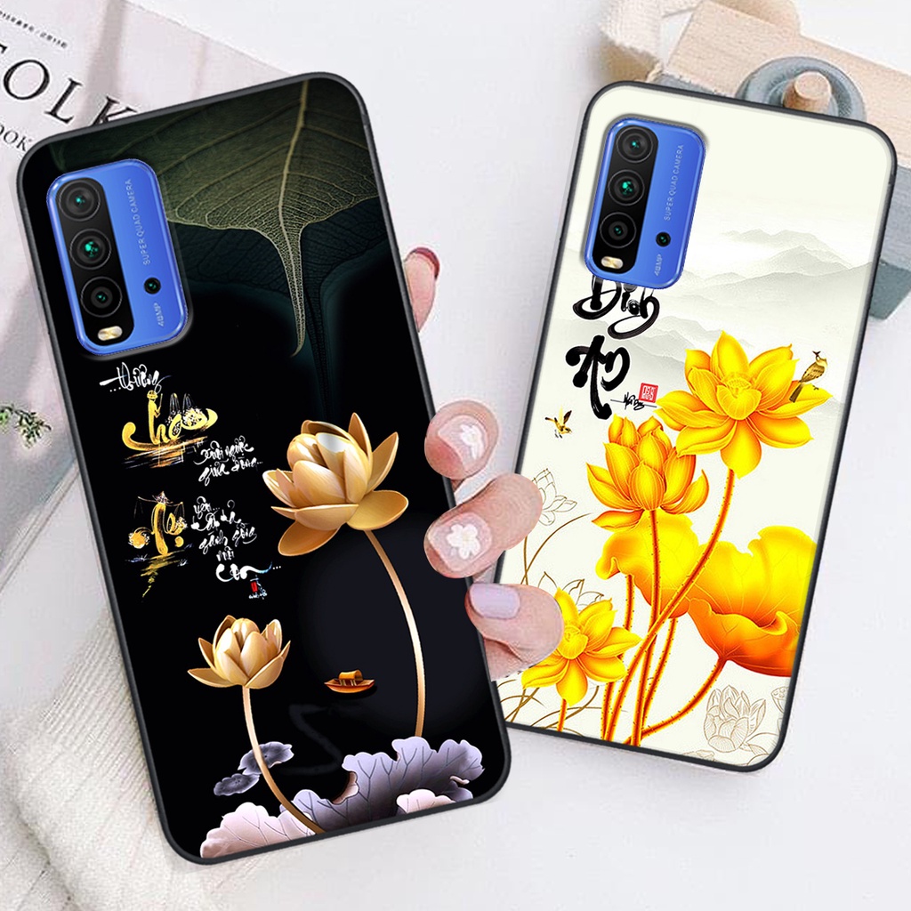 Ốp lưng Xiaomi REDMI 9T in hình chữ tài chữ lộc, Cha Mẹ, bình an SIÊU ĐẸP