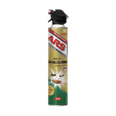 Bình Xịt Côn Trùng ARS Jet Gold Khuynh Diệp vòi xịt cánh bướm siêu mạnh 600ml Chất lượng Thailand diệt sạch các côntrùng