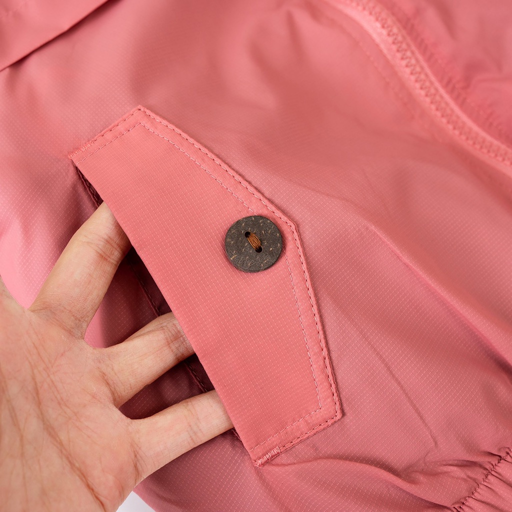 Áo gió trẻ em size đại 6-14 tuổi thêu Gấu màu tím, Áo khoác gió cho bé gái cao cấp lót cotton hàng Quảng Châu