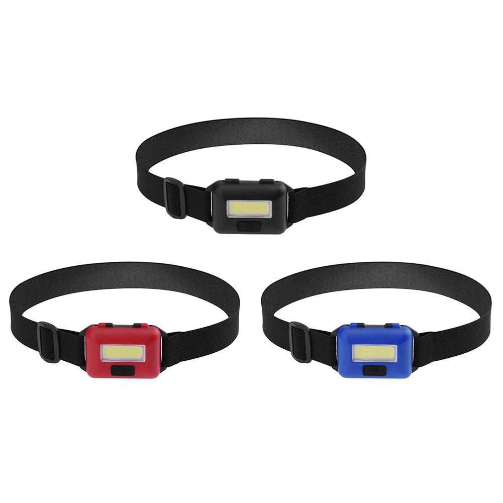 3 Modes Waterproof COB LED Flashlight Outdoors Headlight Headlamp Torch