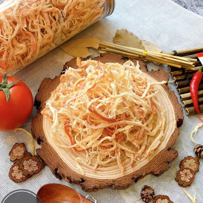 Mực hấp dừa xé sợi loại 1 đặc Sản Đà Nẵng cao cấp ngon ngọt dai dai làm quà biếu , ăn vặt | BigBuy360 - bigbuy360.vn
