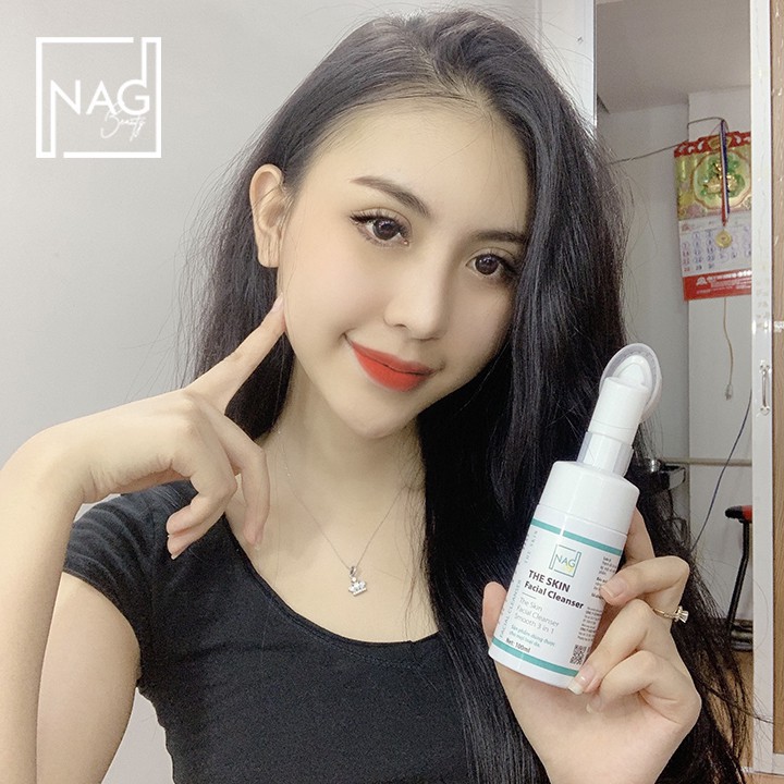 Sữa rửa mặt đầu cọ The Skin Cleanser 100ml cho da dầu mụn nhạy cảm dành cho nam nữ - NAG | BigBuy360 - bigbuy360.vn