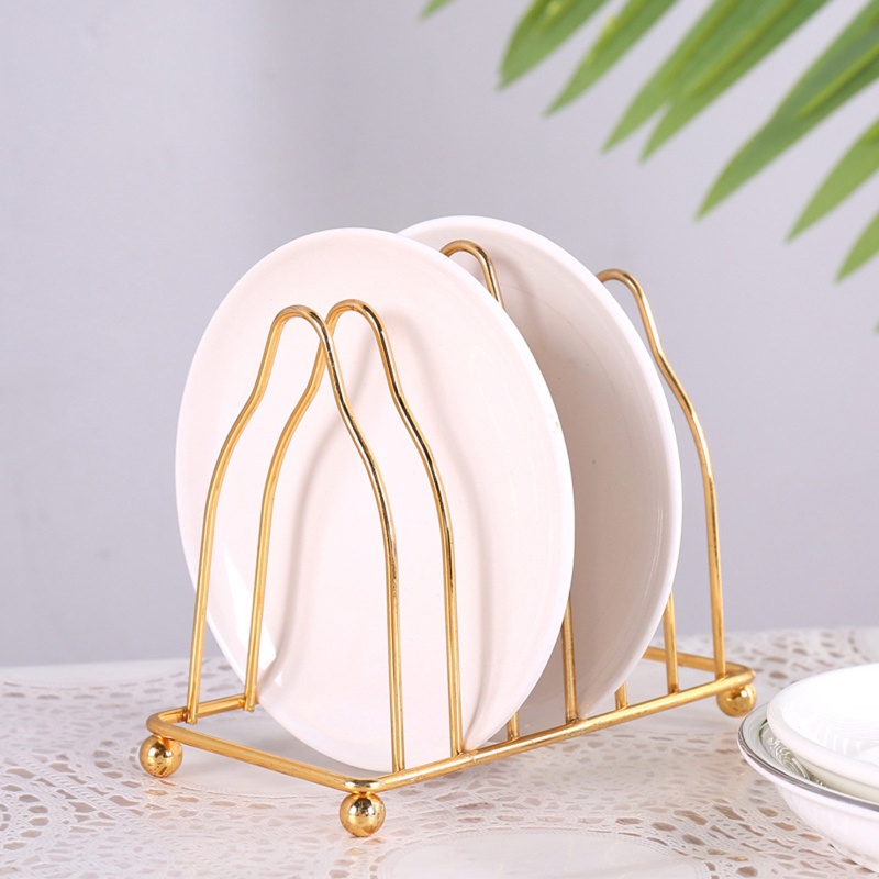 Giá Đỡ Dĩa Bằng Kim Loại Đa Năng Tiện Dụng Cho Nhà Bếp