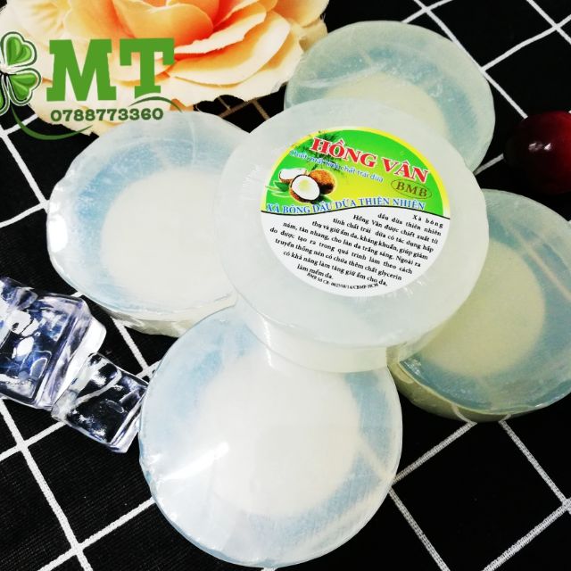 Xà bông dừa Hồng Vân 10 cục