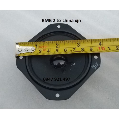 BỘ 2 LOA TREBLE BMB VUÔNG CHINA 2 TỪ - TẶNG TỤ 2.2MF XỊN