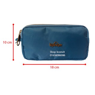 Ví cầm tay 3 ngăn Kipling size Trung