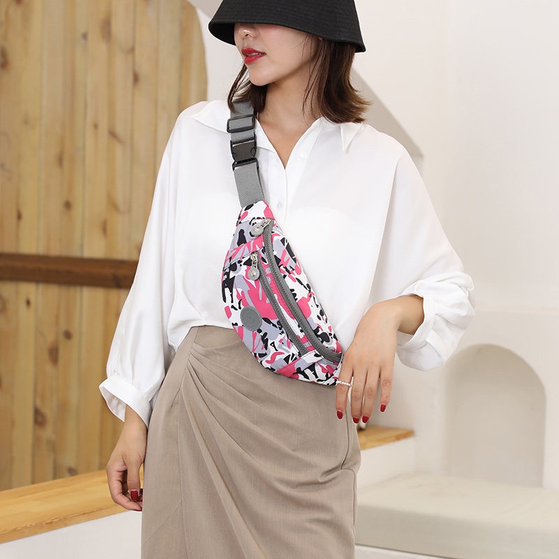 Túi đeo chéo trước ngực phong cách thể thao thời trang mới dành cho nữ