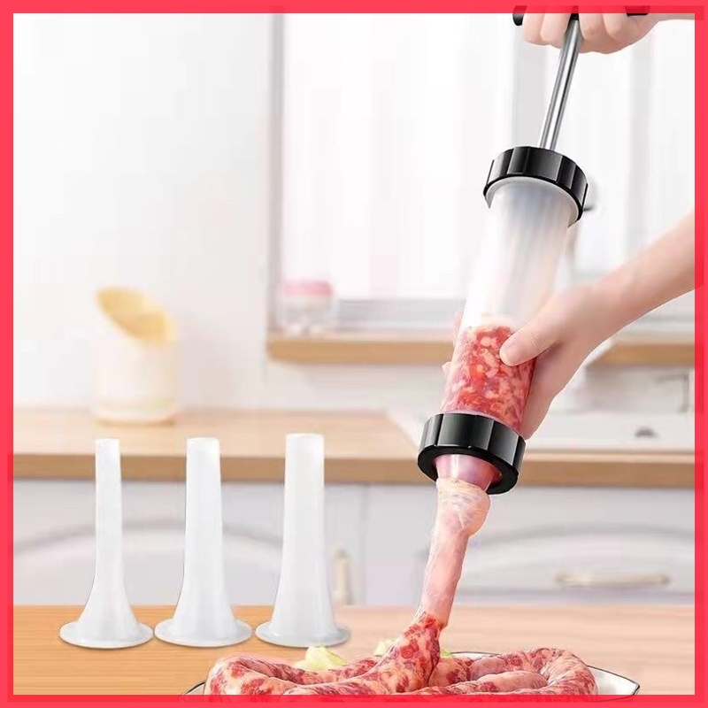 Dụng cụ nhồi lạp xưởng - Nhồi lạp sườn 3 phễu hàng đẹp loại 1