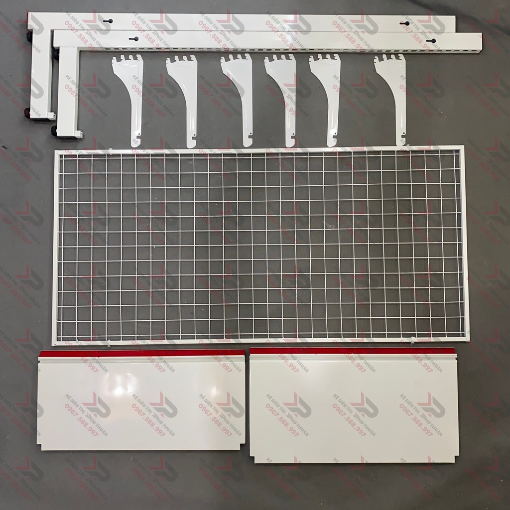 Kệ Siêu Thi Đơn Áp Tường  Dài 90 Rộng 35 Cao 150 x 4 tầng