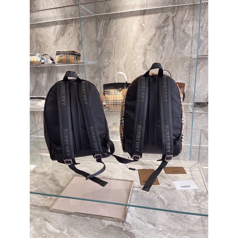 Ba lô thời trang đeo vai nam tính dáng to phong cách cổ điển burberry bbr