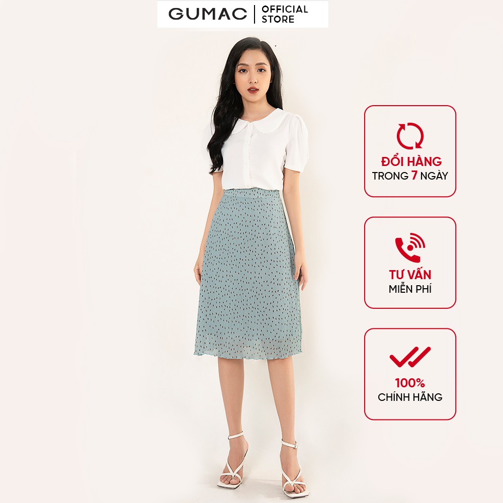 Chân váy xòe dáng dài GUMAC VB3259
