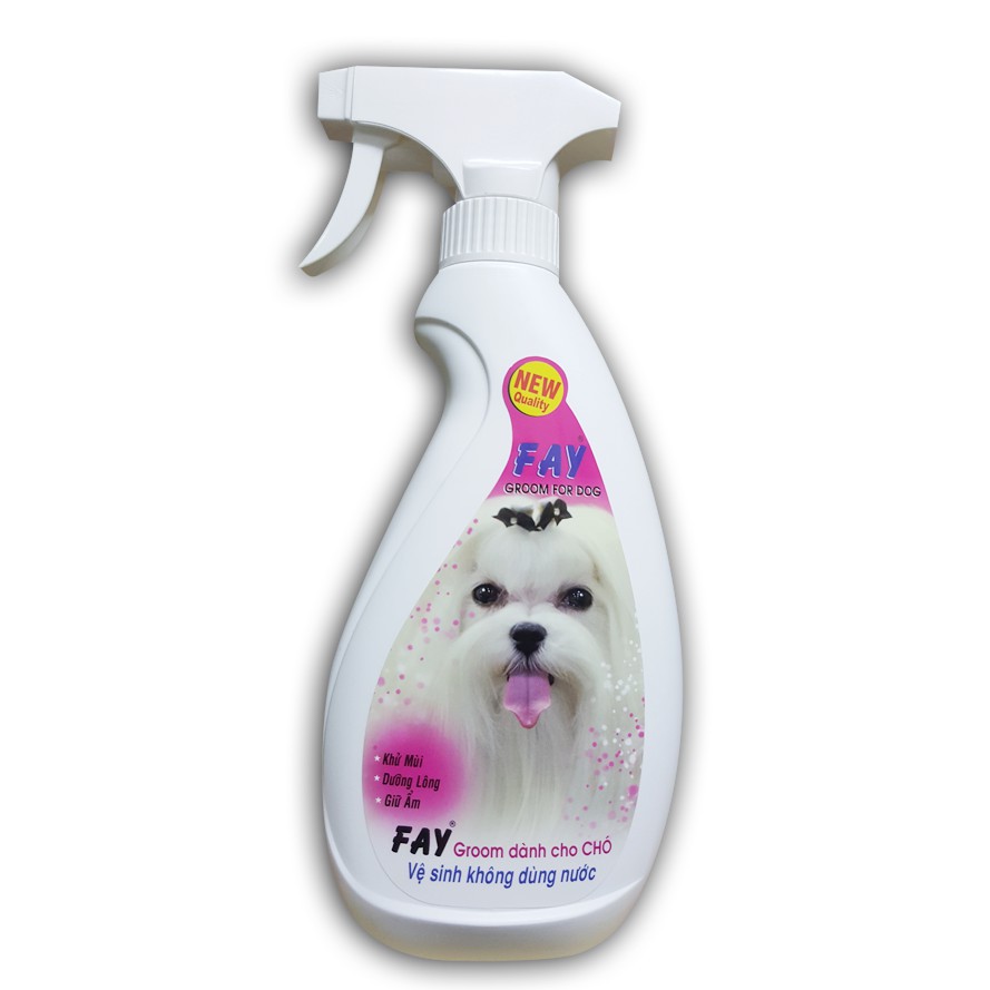 [Nhập mã ICB14 giảm 50%] Vệ sinh da lông không dùng nước Fay Groom For Dog - dành cho chó