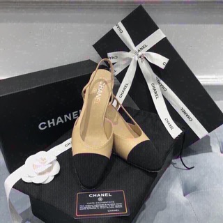 Sandal vá mũi chun gót 5cm