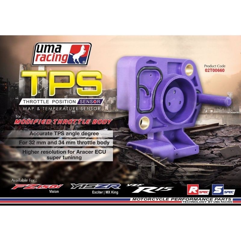 TPS UMA RACING dành cho EXCITER 150 / EX150 / MX-KING (CHÍNH HÃNG)