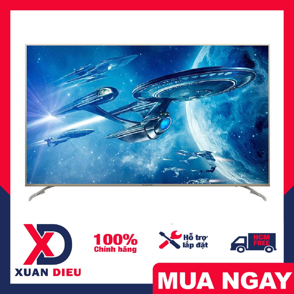 Smart Tivi Skyworth 58 inch 58G2 - Tính năngNetflix,Youtube.bảo hành 2 năm. Giao miễn phí HCM, giao hàng trong ngày