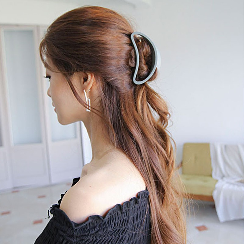 Kẹp Tóc Nhiều Màu Sắc Thiết Kế Đơn Giản Chống Rơi Phong Cách Hàn Quốc Cho Người Lớn