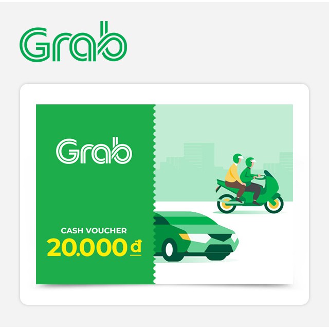 Ưu đãi 20k cho chuyến GrabBike/GrabCar