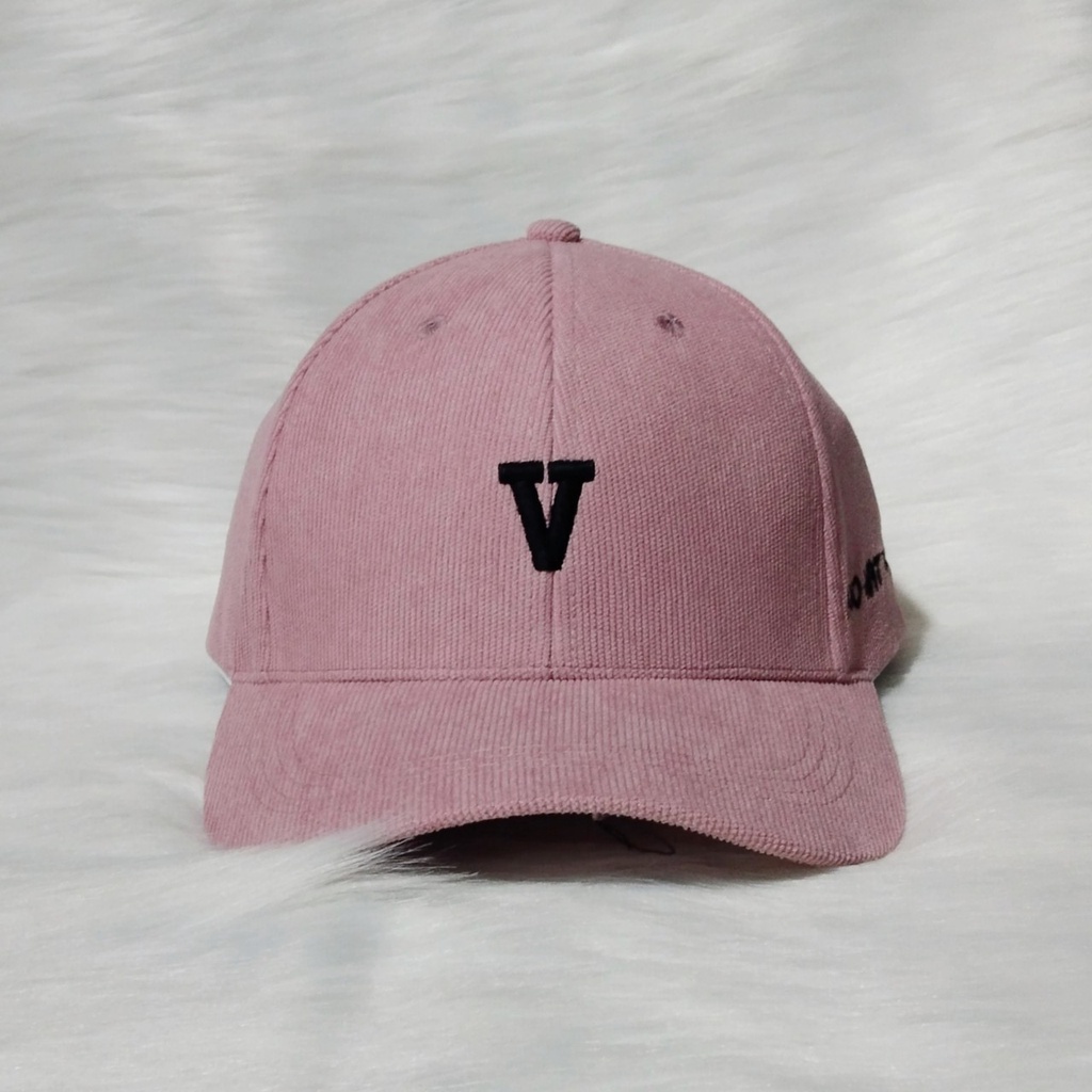 Mũ lưỡi trai, nón kết cao cấp nam nữ đẹp thêu chữ V phong cách Ulzzang unisex mã số K42