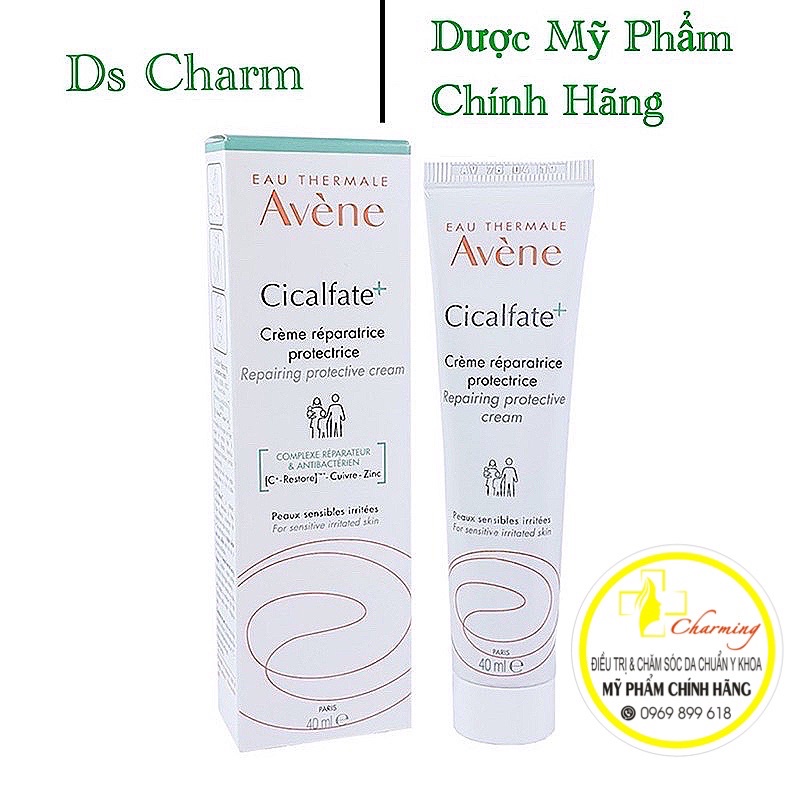 Kem dưỡng phục hồi Avene Cicalfate + Repairing Protective Crea