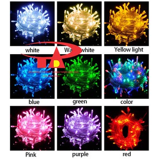 Đèn Led Trang Trí Noel Màu Xanh lá/RGB/Đỏ/Trắng/Vàng Nắng (NÊN MUA, LOẠI TỐT, GIÁ RẺ) - Đèn Led Trang Trí Cây Thông.
