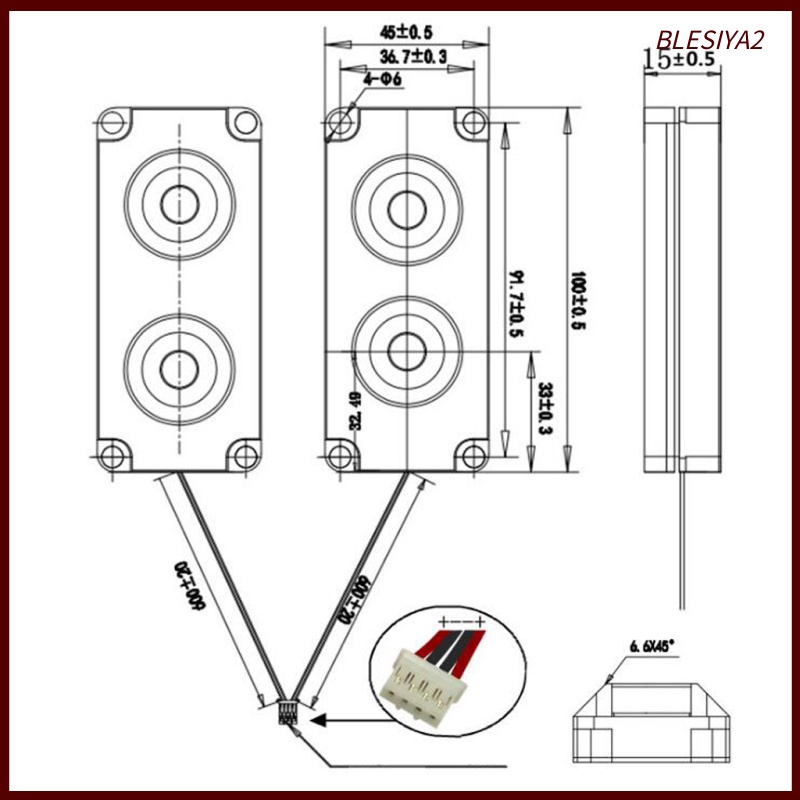 Replacement Horn Audio Speaker 4ohm 5W Loudspeaker Full Range DIY for TV Laptop