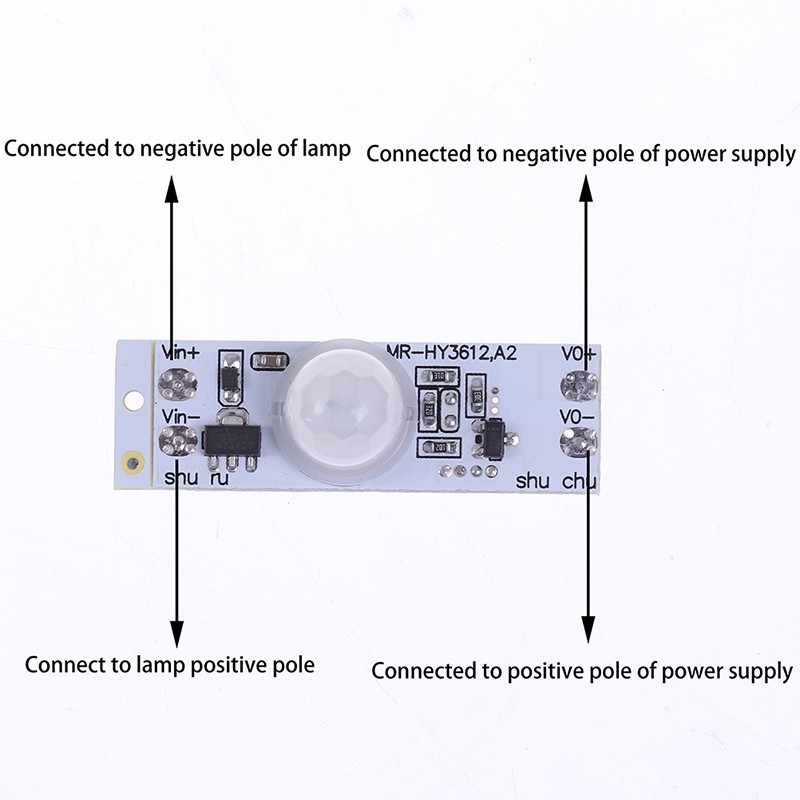 Cảm biến chuyển động dc 12v 24v 3a chuyên dụng cho đèn led