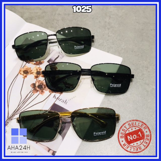 Kính Mát Nam Form Vuông Tròng Polarized Cao cấp (tặng hộp nhựa)