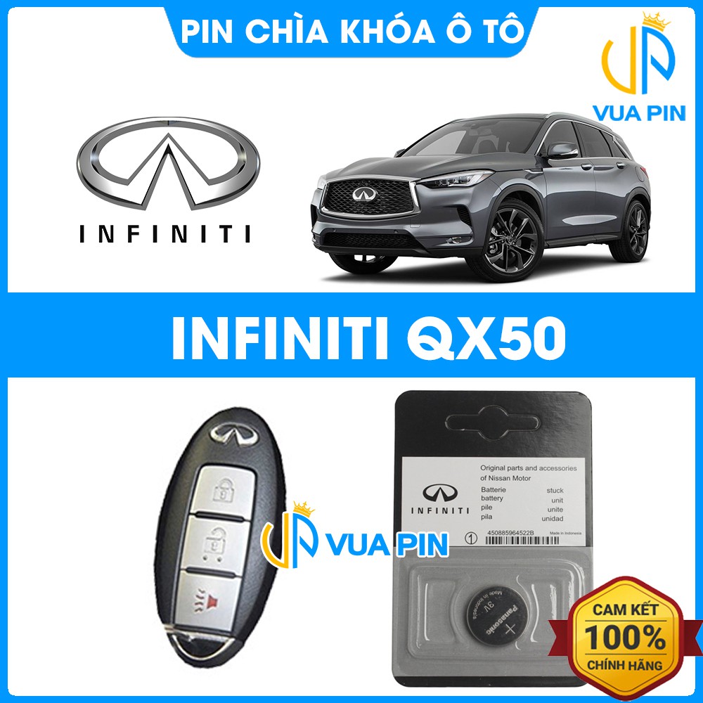Pin chìa khóa ô tô Infiniti QX50 chính hãng Infiniti sản xuất tại Indonesia 3V