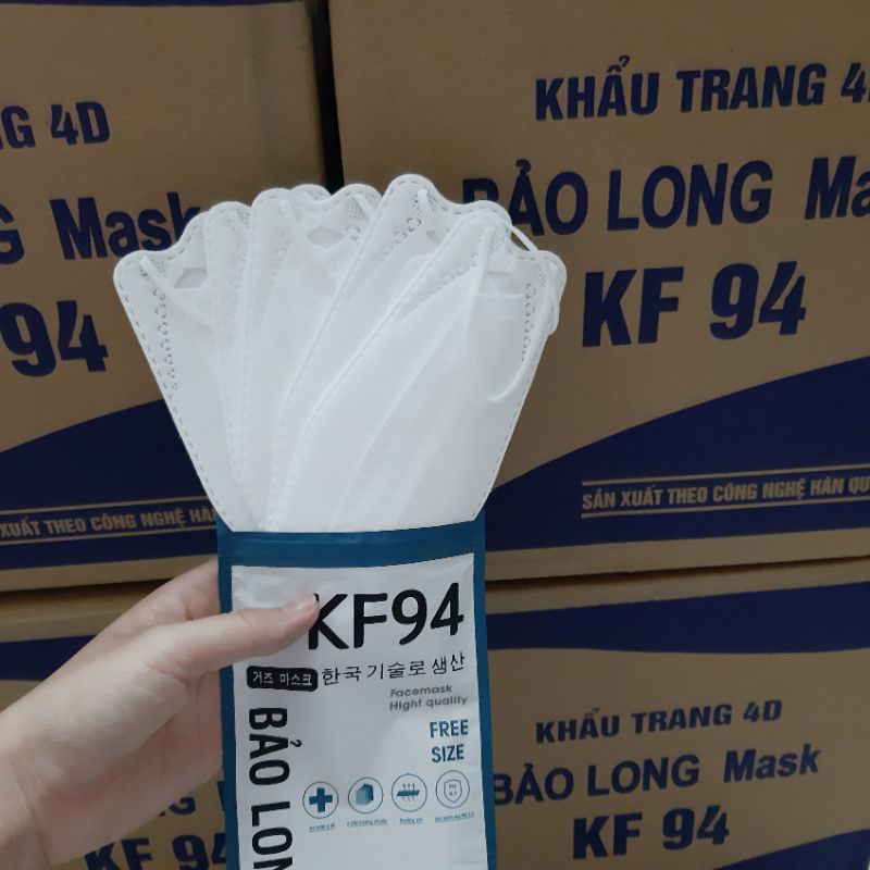 Khẩu trang Bảo Long KF 94 - Khẩu trang người lớn(gói 5c)