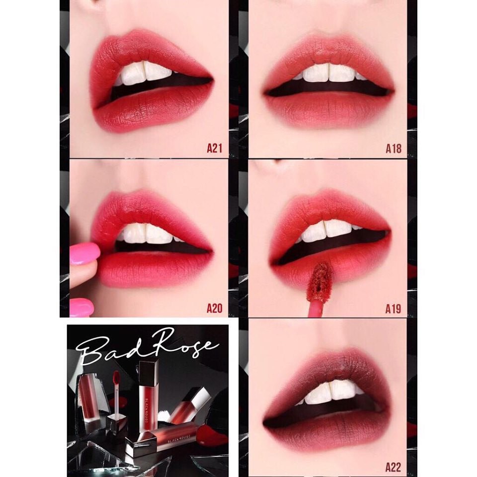 Son kem lỳ BLACK ROUGE AIR FIT VELVET TINT VER.4 "BAD ROSE" | BigBuy360 - bigbuy360.vn