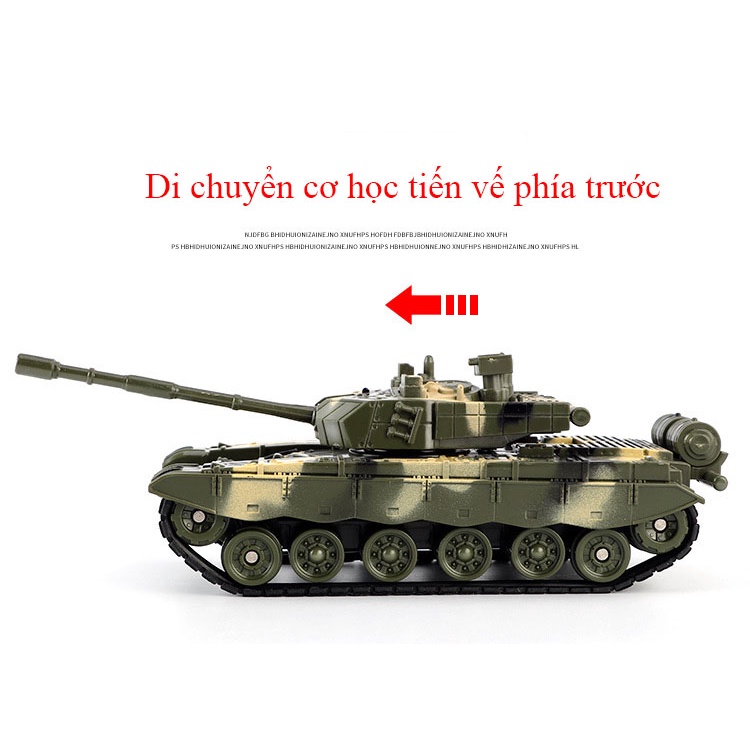 Đồ chơi mô hình xe đầu kéo xe tăng gồm 2 xe đầu kéo