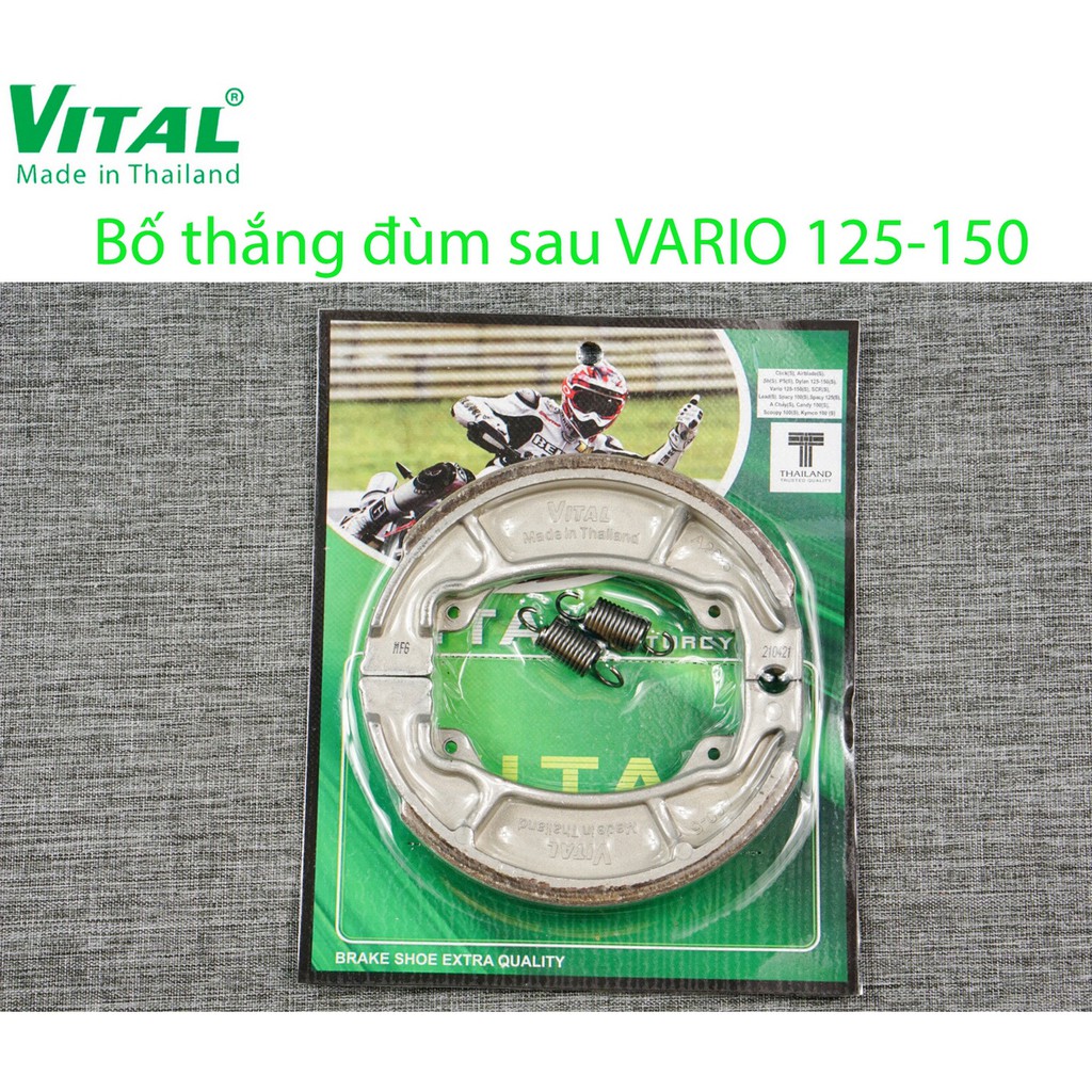 Bố Thắng Đĩa Honda Vario 150 /Ab 150 Abs Nhập Khẩu Hiệu Vital - Má Phanh Xe  Máy, Bố Thắng Đĩa Vital Chính Hãng Thái Lan | Shopee Việt Nam