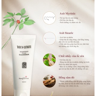 Sữa rửa mặt hồng sâm WHIMI