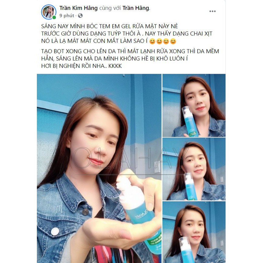 Gel Rửa Mặt Olahay Công Nghệ Hàn Quốc (JEJU OCEAN CLEANSING GEL) -Miễn ship