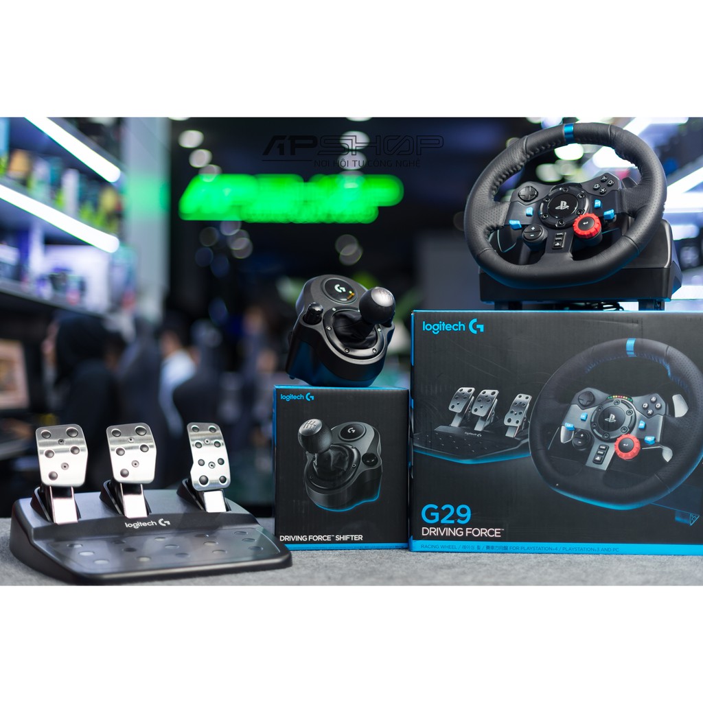 Vô lăng Logitech G29 + Bàn đạp ga | 941-000139 - HÀNG CHÍNH HÃNG