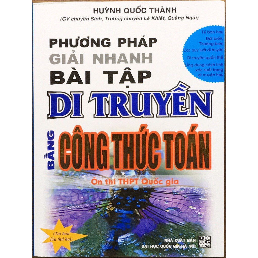 Sách - Phương pháp giải nhanh bài tập di truyền bằng công thức Toán