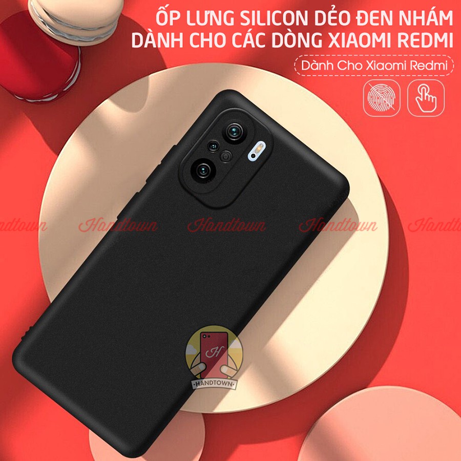 Ốp Lưng Xiaomi Redmi K40 K30 K30i K20 9 9a 9c 9t 8 8a Plus Pro Note 7 Note 8 Note 9 Pro 4G 5G Dẻo Đen
