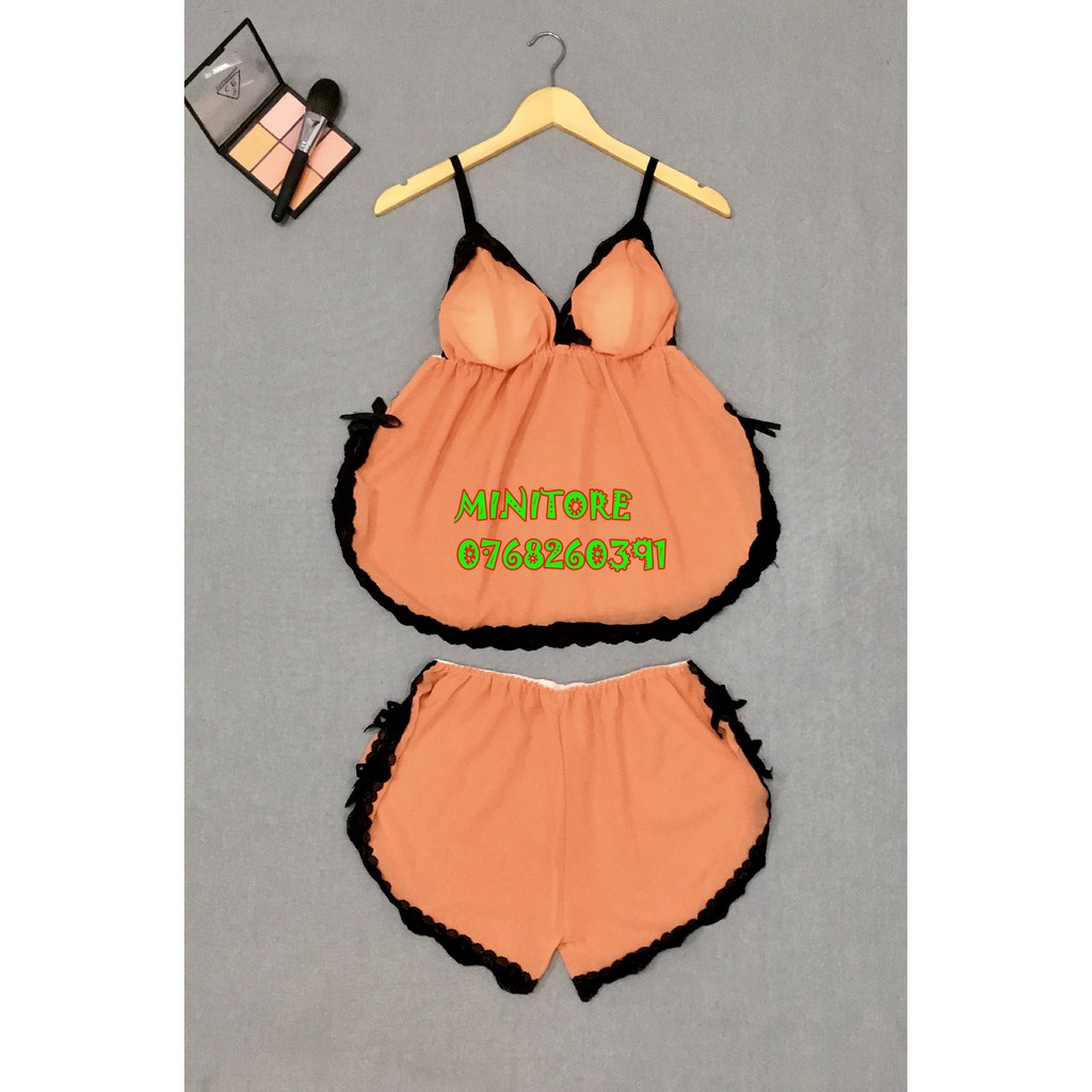 [SIZE 60-90KG] ĐỒ NGỦ VOAN CÁT DỄ THƯƠNG SIZE LỚN CÓ MÚT, ĐỒ CỠ LỚN XƯỞNG NHÀ MAY BAO ĐẸP, TÀ TRÒN | BigBuy360 - bigbuy360.vn