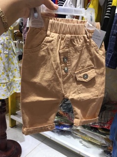 Quần jean lửng bé trai