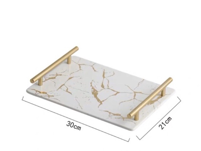 Khay sứ để đồ decor cao cấp(có sẵn) | BigBuy360 - bigbuy360.vn