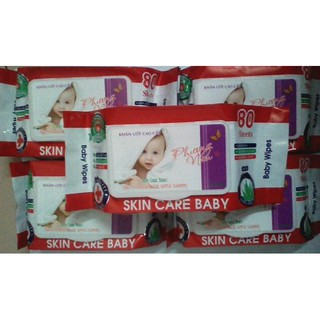 khăn giấy ướt không mùi hộp 80 gr