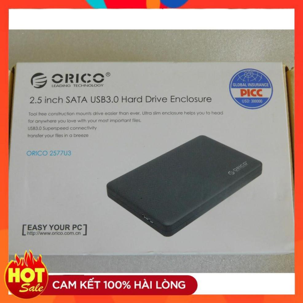 🎁 HỘP ĐỰNG Ổ CỨNG ORICO HDD BOX SATA 3 USB 3.0 - 2577US3 (chính hãng Orico)