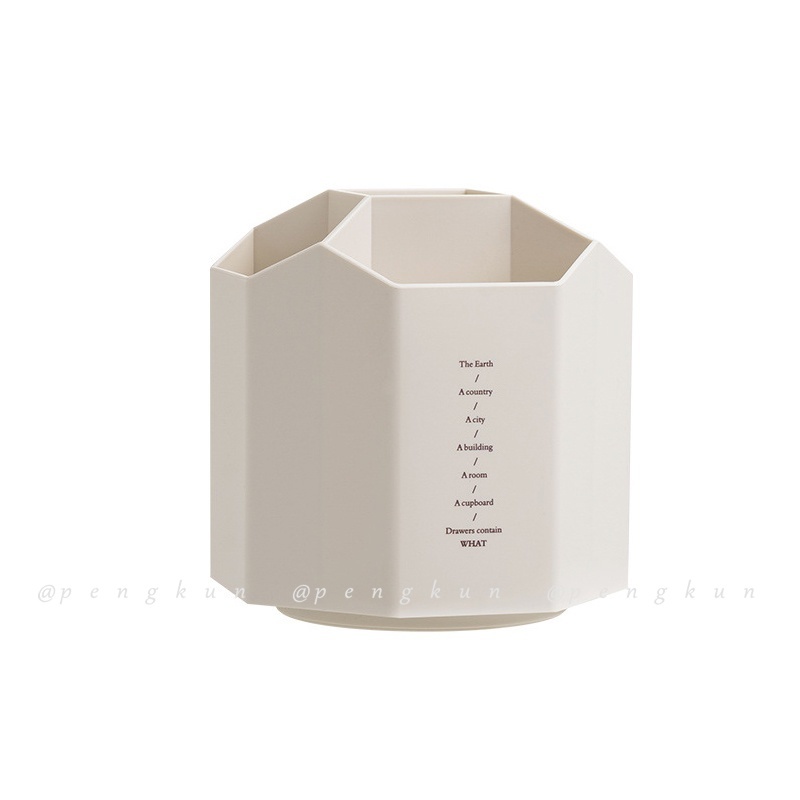 Hộp Đựng Cọ Trang Điểm Sức Chứa Lớn Đa Năng Có Thể Xoay 360 Độ Tiện Dụng