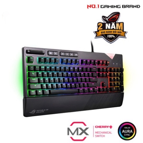 Bàn Phím Keyboard ASUS ROG Strix Flare Red-XA01 - Hàng Chính Hãng (giá ưu đãi)