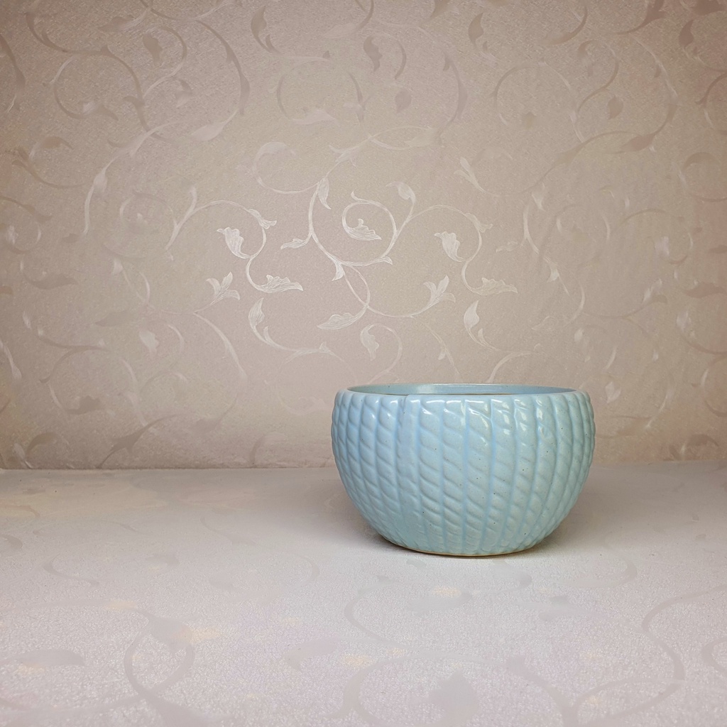 Chậu trồng cây cảnh , sen đá , xương rồng - Kiểu vành tròn -   và